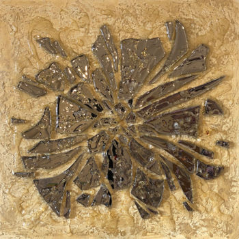 Peinture intitulée "Shards of the sun a…" par Olga Turchinskaya, Œuvre d'art originale, Peinture vitrail