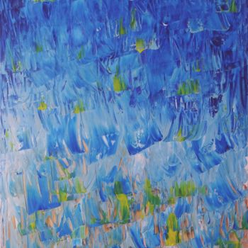 Peinture intitulée "Atteindre le silence" par Sarah Leseigneur, Œuvre d'art originale, Acrylique Monté sur Châssis en bois
