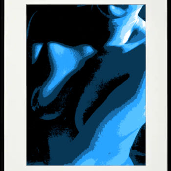 Artes digitais intitulada "The Blue Naked Trut…" por Marco Brugts, Obras de arte originais, Pintura digital
