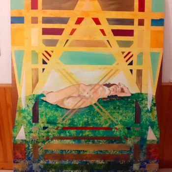 「Le sommeil de l'ing…」というタイトルの絵画 San Romanによって, オリジナルのアートワーク, オイル