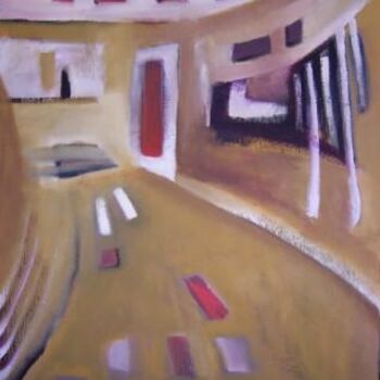 Pittura intitolato "Art Gallery" da Scott Spencer, Opera d'arte originale, Olio Montato su Telaio per barella in legno