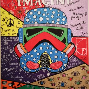 Peinture intitulée "The Order of the Ga…" par Pinoc, Œuvre d'art originale, Acrylique