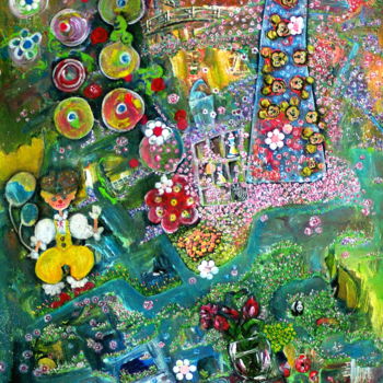 제목이 ""The Bridge to OZ""인 미술작품 Jaio Dos Anjos로, 원작, 아크릴