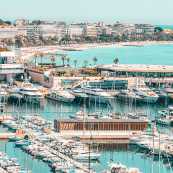 "Aerial Cannes City,…" başlıklı Fotoğraf Radu Bercan tarafından, Orijinal sanat, Dijital Fotoğrafçılık