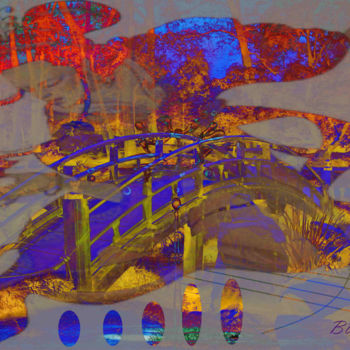 Digital Arts με τίτλο "Jump on Japanese Br…" από Marc Bulyss, Αυθεντικά έργα τέχνης, Ψηφιακή ζωγραφική