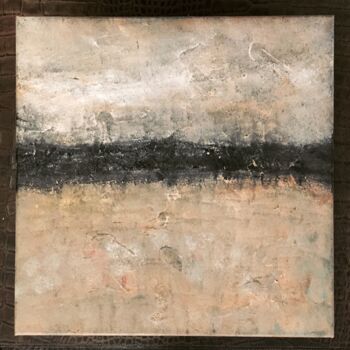 Painting titled "Frontière" by Hervé Souffi, Original Artwork, Acrylic