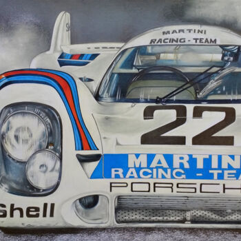 图画 标题为“MARTINI PORSCHE 917…” 由Nicky Chiarello, 原创艺术品, 铅笔