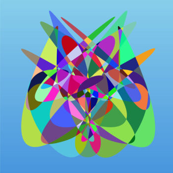 Digital Arts με τίτλο "Thistle - #1338" από Jeb Gaither, Αυθεντικά έργα τέχνης, 2D ψηφιακή εργασία