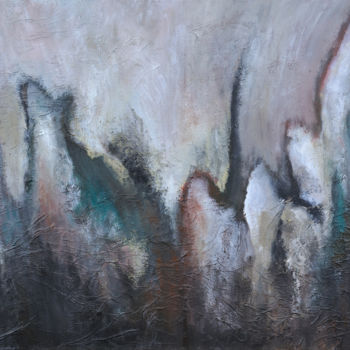 Peinture intitulée "Hébétude" par Arnaud Gautron, Œuvre d'art originale, Acrylique Monté sur Châssis en bois
