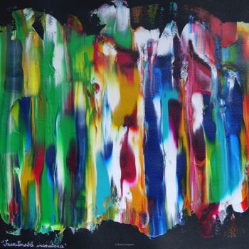 Peinture intitulée "Insoutenable incons…" par Sarah Leseigneur, Œuvre d'art originale, Acrylique
