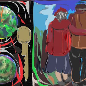 Arte digitale intitolato "Digital Arts 3D Ins…" da Marija Sviličić, Opera d'arte originale, Pittura digitale