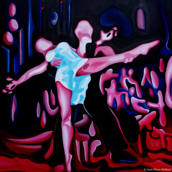 Peinture intitulée "Rumba 1 Elena et Sl…" par Jean-Pierre Beillard, Œuvre d'art originale, Acrylique Monté sur Châssis en bo…