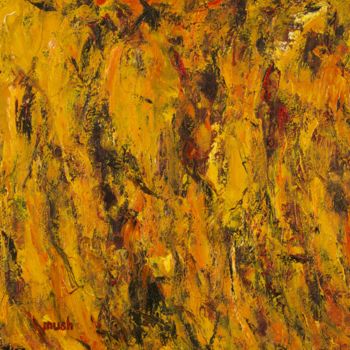绘画 标题为“Yellow” 由Mushegh Grigoryan, 原创艺术品, 油