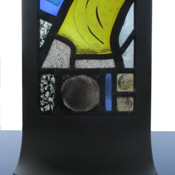 Malerei mit dem Titel "Talisman 20" von Bosselin, Original-Kunstwerk, Glas