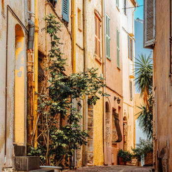 Photography titled "Street In Cannes, F…" by Radu Bercan, Original Artwork, Digital Photography