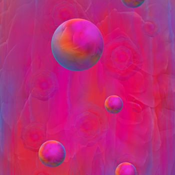 数字艺术 标题为“Abstract world” 由Marina Alexandrova, 原创艺术品, 三维建模