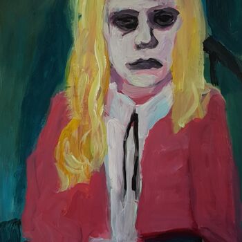 Картина под названием "Ohne Titel 05" - Barbara Kroll, Подлинное произведение искусства, Акрил