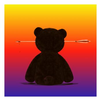 Arte digitale intitolato "Poor Teddy II" da Jean-Marie Gitard (Mr STRANGE), Opera d'arte originale, Collage digitale