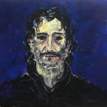 绘画 标题为“Self portrait” 由Mushegh Grigoryan, 原创艺术品, 丙烯
