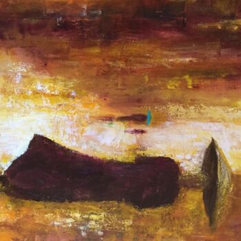 Картина под названием "Fugue 2" - Anne Vignau, Подлинное произведение искусства, Акрил