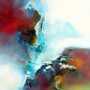 Peinture intitulée "DE L'AUBE AU MATIN" par Jacques Reverdy, Œuvre d'art originale, Huile