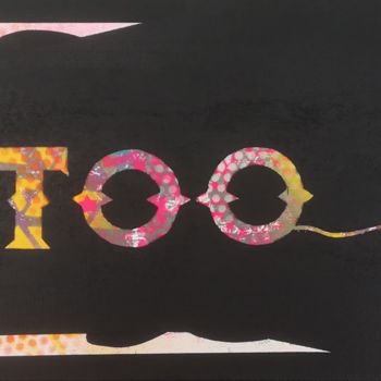 Peinture intitulée "Tatoo" par Trä  Abstract Painting, Œuvre d'art originale, Acrylique