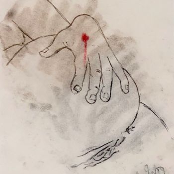 ",Untitled," başlıklı Resim Dimitris Alithinos tarafından, Orijinal sanat, Kalem