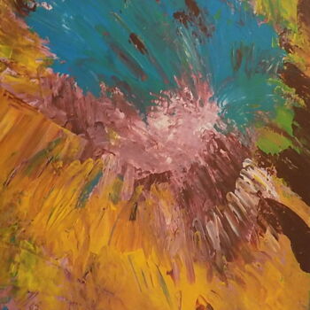 Peinture intitulée "PAPILLON" par Cathy Renard (CY), Œuvre d'art originale, Acrylique
