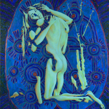 Картина под названием "Portal of love. The…" - Sergey And Vera, Подлинное произведение искусства, Масло Установлен на Деревя…