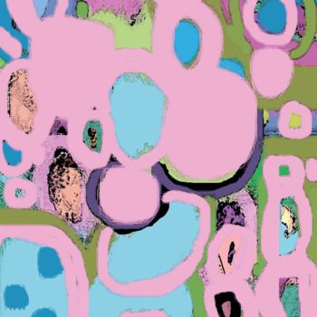 "Sweet life" başlıklı Dijital Sanat Anastasiya Khudoliy tarafından, Orijinal sanat, Dijital Resim Ahşap Sedye çerçevesi üzer…