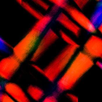 Digital Arts titled ""Holzarbeiten"" by Keep Magic, Original Artwork, Digital Painting Mounted on Wood Stretcher frame