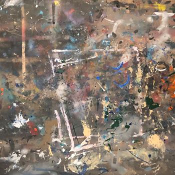 Pittura intitolato "N107 Urban Camo, Ro…" da Robert Miskines, Opera d'arte originale, Smalto