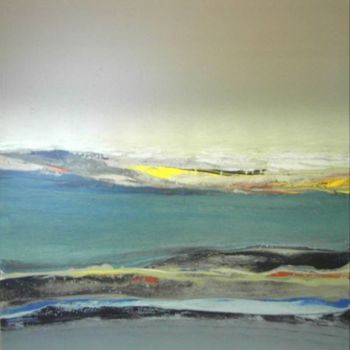 Schilderij getiteld "voyage" door Mendelart, Origineel Kunstwerk, Olie
