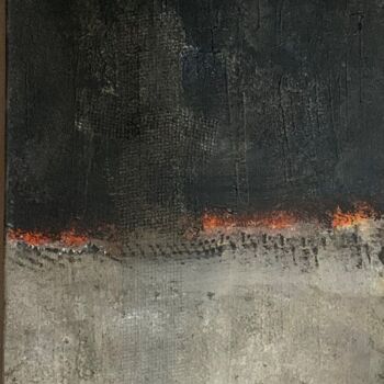 Painting titled "Territoire" by Hervé Souffi, Original Artwork, Acrylic