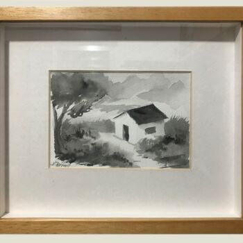 제목이 "Nankin House"인 그림 Humberto Cesar Pornaro로, 원작, 잉크