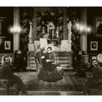 摄影 标题为“MARCEL PROUST en fa…” 由Gérard Bertrand, 原创艺术品, 操纵摄影