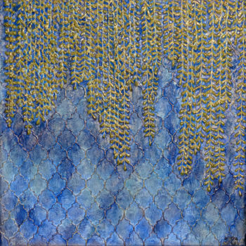 Peinture intitulée "Oriental Garden" par Tiphanie Canada, Œuvre d'art originale, Acrylique