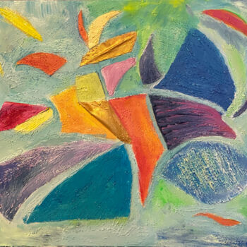 Painting titled "Fishing Lures" by Judydcreates, Original Artwork, Collages