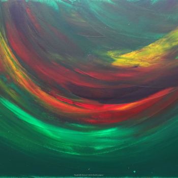 Malerei mit dem Titel "Inexplicable démesu…" von Sarah Leseigneur, Original-Kunstwerk, Acryl Auf Keilrahmen aus Holz montiert