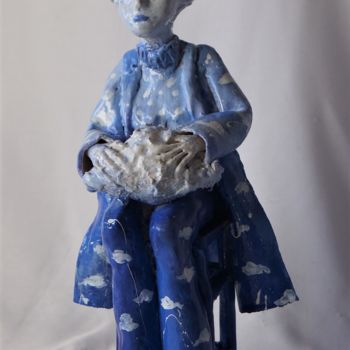 Sculpture titled "Série filles du ven…" by Isabelle Zwang, Original Artwork, Ceramics