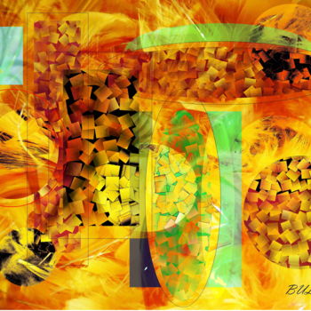 Digital Arts titled "Age of Crystal" by Marc Bulyss, Original Artwork, Digital Painting