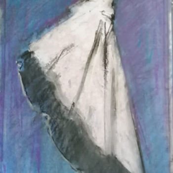 「Butterfly Women #1」というタイトルの描画 Sergey Bakinによって, オリジナルのアートワーク, パステル
