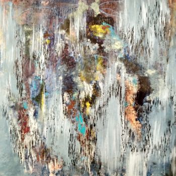Painting titled "Unveil" by Atignas Art, Original Artwork, Acrylic Mounted on Cardboard