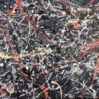 「Nordic feeling "Cre…」というタイトルの絵画 Luís Bastosによって, オリジナルのアートワーク, エナメル ウッドストレッチャーフレームにマウント
