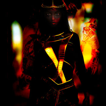 Digital Arts titled "Pharaon Pyramid" by Dodi Ballada, Original Artwork, Digital Painting