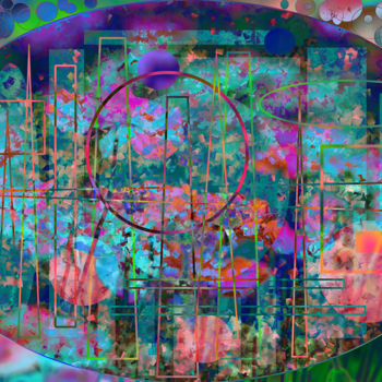 Arts numériques intitulée "Chanelle N° 6" par Marc Bulyss, Œuvre d'art originale, Peinture numérique