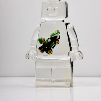 Sculptuur getiteld "ROBOCLUSION MARIOKA…" door Vincent Sabatier (VerSus), Origineel Kunstwerk, Hars