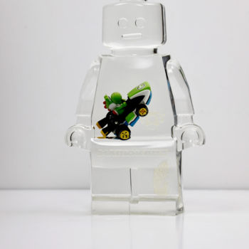 Escultura intitulada "ROBOCLUSION MARIOKA…" por Vincent Sabatier (VerSus), Obras de arte originais, Resina