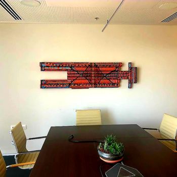 "Gallery of African…" başlıklı Tablo Mirit Ben-Nun tarafından, Orijinal sanat, Karton