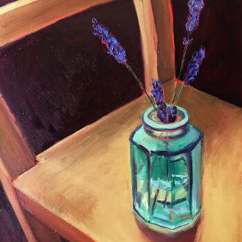 Pittura intitolato "Simplicity" da Lena Ru, Opera d'arte originale, Olio